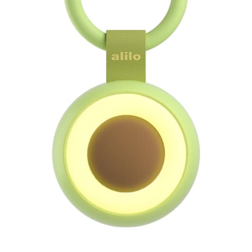 alilo Pocket Soother | Portable Sound Machine for Baby Kids | Night Light | 30 Soothing Sounds | Travel | White Noise | Timer | Memory Function | Sleep | Shush | Baby Shower | Newborn Gift | Avocado