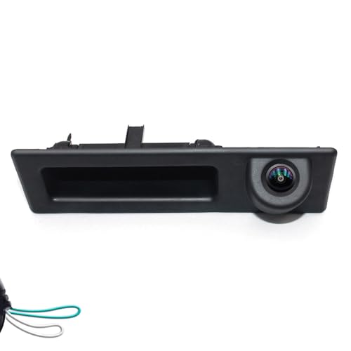 Vehicle Backup Camera CCD Compatible for BMW 3 5 Series X1 3 4 5 F07 F10 F11 F25 F26 F30 F34 Car Rear View AHD 1080P Camera Reverse Parking Fisheye Lens Waterproof Cam Car Trunk Handle Camera