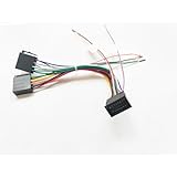for Aftermarket Android Radio Stereo ISO Standard to 16Pin Power Harness Cable Adapter Converter Connector Wire Female ISO to Male 16pin Full Pins