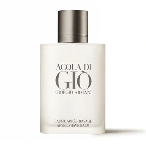 Armani beauty - Acqua di Gio - After Shave Balm - Cologne for Men - Long Lasting Fragrance with Bergamot notes, Jasmine, White Musks, Patchouli & Cedarwood – 3.4 Fl Oz