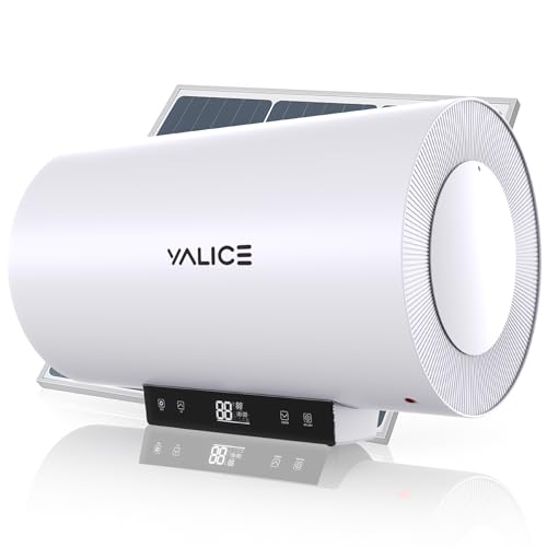 YALICE Water Heaters, Solar Power Water Heater Electric, 2200 Watts Hot Water Heater, 26 Gallons Electric Heater, without Solar Panel, YLS100GF