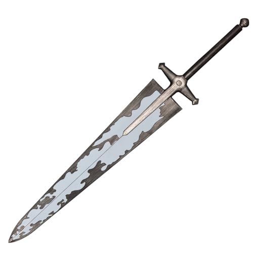 lkjad Anime Cosplay Prop Sword Weapon Props PU Foam Sword 56 in