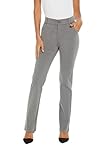 iChosy Women's Ease into Comfort Barely Bootcut Stretch Dress Pants Grey29 12