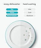 ecozy Portable Dishwasher Countertop, Mini Dishwasher with a Built-in 5L Water Tank, No Hookup Needed, 6 Washing Programs, Extra Air Drying Function for Apartments, Camping and RV