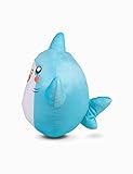 LankyBox Official Merch - Thicc Shark Plush Toy 12" Large Plushies for Kids - Stuffed Thicc Shark Lanky Box Plushy - Official Store