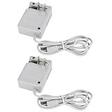 DTOL AC Adapter Game Charger for Nintendo Dsi Ndsi 3DS/3DSXL/New 3DS/New 3Dsll/2DS/Dsi/Dsixl 2 Pack