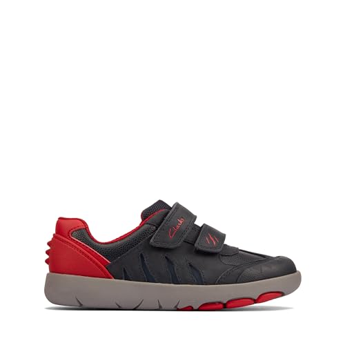 Clarks Rex Play K, Children's Trainers, navy, 34 EU