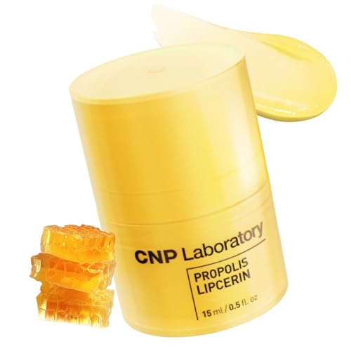 CNP Honey Lip Butter - Propolis Lipcerin™ Original, Hydrating Overnight Manuka Lip Balm & Mask, 12hrs Long-lasting Moisture, Gifts for Women, Korean Skin Care, 0.5 fl.oz.