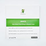 Green Harvest Silicone Coated Parchment Baking Paper 12"x12" White (400 sheets) Heavy Duty Non-Stick Precut Baking Parchment for Baking Grilling Air Fryer Steaming Oven and more