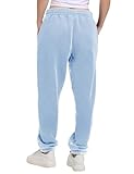 FAIABLE Women's Sweatpants Athletic Workout Joggers Baggy Lounge Pants Acid Wash Fleece Sweat Pants with Pockets Light Blue