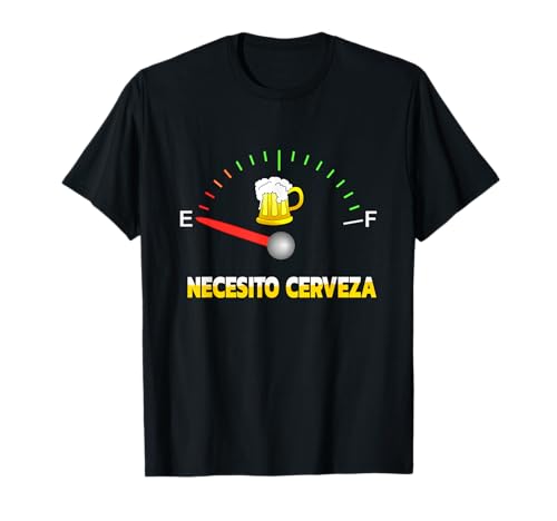 Necesito Cerveza I need beer in Spanish design T-Shirt