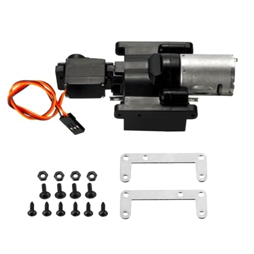 for MN for D90 MN-90 MN99S 370 Motor 2 Speed Gearbox with Steel Gear Drive Shaft RC Car Upgrades Parts RC Repair Parts(Plastic Gear 2)