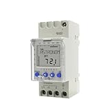 RWRAPS MT812L Astronomical Timer 1-Channel 7 Days DIN Rail Digital Time Switch