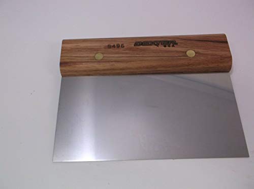 Dexter S496 Dough Scraper Factory Second Wood Handle Stainless Steel Dough Knife Pizza Shop Cutter S496
