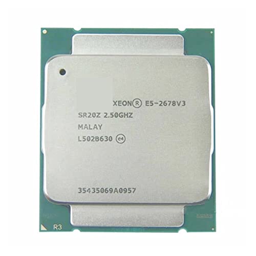 CPU Xeon Processor E5 2678 V3 CPU 2.5G Serve CPU LGA 2011-3 E5-2678 V3 2678V3 PC Desktop Processor CPU for X99 Motherboard