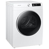 SAMSUNG 4.0 cu. ft. Electric Dryer, Compact Clothes Drying Machine, Stackable for Small Spaces w/Sensor Dry, 12 Preset Cycles, Reversible Door, Internal Drum Light, DV22K6800EW, White