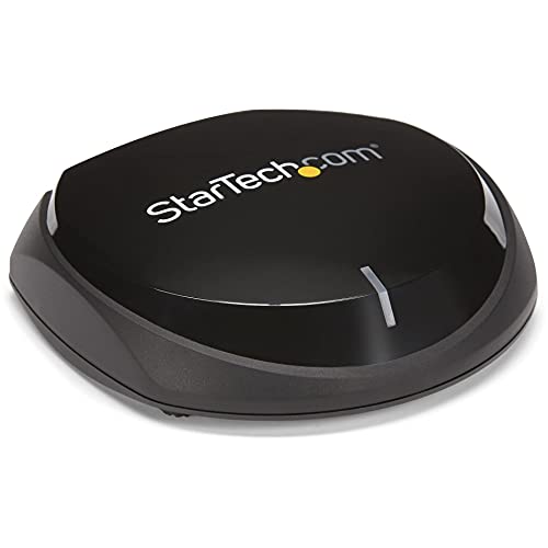 StarTech.com Bluetooth 5.0 Audio Receiver with NFC - Bluetooth Wireless Audio Adapter BT 5.0-66ft (20m) Range - 3.5mm/RCA or Digital Toslink/SPDIF Optical Output - Lossless HiFi Wolfson DAC (BT52A)