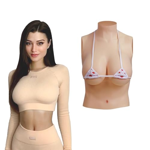AuroraVita Half Body Silicone Breastplate Fake boobs Breast Forms False Breasts For Crossdresser