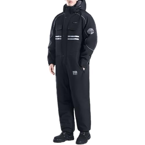 Lssnitav Snow Suit for Men, overoles para hombres de trabajo, Windproof Freezer Suits, Waterproof Coveralls for Outdoor (Medium)