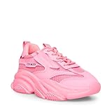 Steve Madden Women's Possession Sneaker, Hot Pink, 8.5