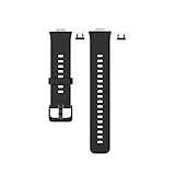 HUABAO Watch Strap Compatible with Huawei Watch Fit,Adjustable Silicone Sports Strap Replacement Band for Huawei Watch Fit Smart Watch (Black+Grey+White)