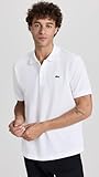 Lacoste Mens Short Sleeve Classic Chine L.12.12 Polo Shirt, White, X-Large