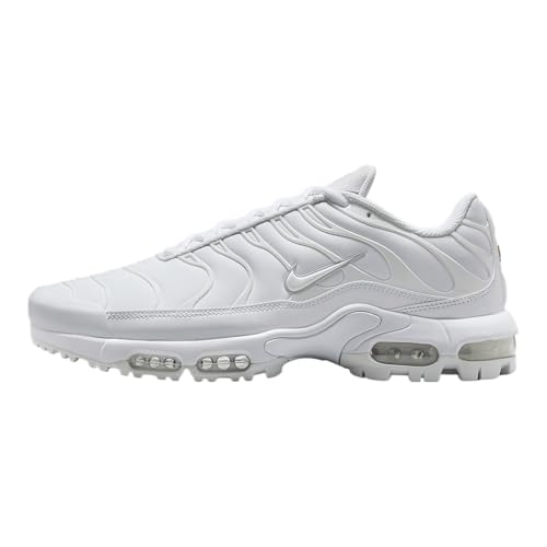 Nike Air Max Plus G Golf Shoes (FZ4150-100, White/Gold/Salsa Red/Pure Platinum) Size 11.5