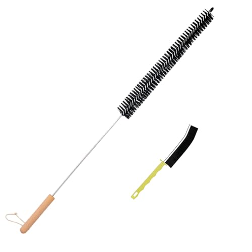 Dryer Lint Brush Vent Cleaner 30 inch Refrigerator Coil Cleaning Brushes Clothes Trap Duct Remover, Crevice Cleaning Brush, Washing Machine Cleaning Tools for Household (1 Pack)