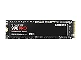 SAMSUNG 990 PRO SSD NVMe M.2 PCIe Gen4, M.2 2280 Internal Solid State Hard Drive, Seq. Read Speeds Up to 7,450 MB/s for High End Computing, Gaming, and Heavy Duty Workstations, MZ-V9P2T0B/AM