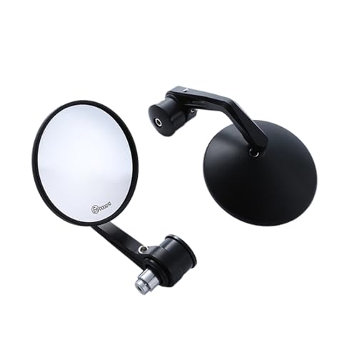 BDALEAOES Motorcycle Bar End Mirrors Cafe Racer Motorcycle Rear View Mirror Compatible with Kawasaki Z900 Z900RS Z1000 Compatible with BMW R Nine T