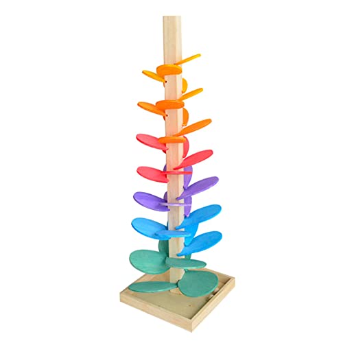 Greenwalnut Large Wooden Marble Sound Tree Run , Singing Tree , Music Tree Run