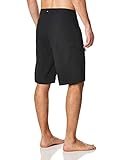 Quiksilver Men's Standard Manic 22 Inch Length Cargo Pocket Boardshort Swim Trunk, Black/Black, 34