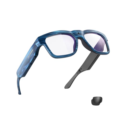 OhO Smart Glasses,256G Camera&Bluetooth Sunglasses with Open Ear Speaker Headset Headphone,Indoor&Outdoor Sports,Polarized UV Protection,for Men Women