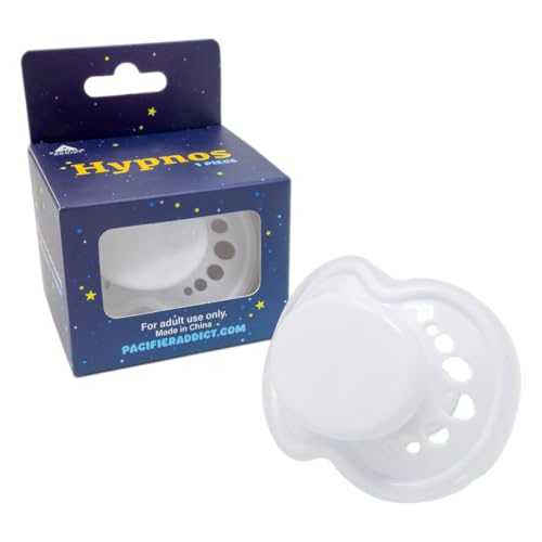 Rearz Pacifier Addict - Hypnos Sleep Aid Adult Size 8 Pacifier (White) (1 Piece)