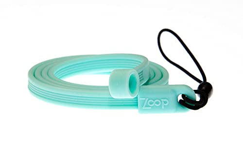 ZoopLoop Blue Silicone Scratchproof 20.75in Tether for Digital Electronic Styluses (Diameter Range: 0.27-0.37in) - Secure Stylus to Tablet Case - Tablet Pencil Holder Accessory