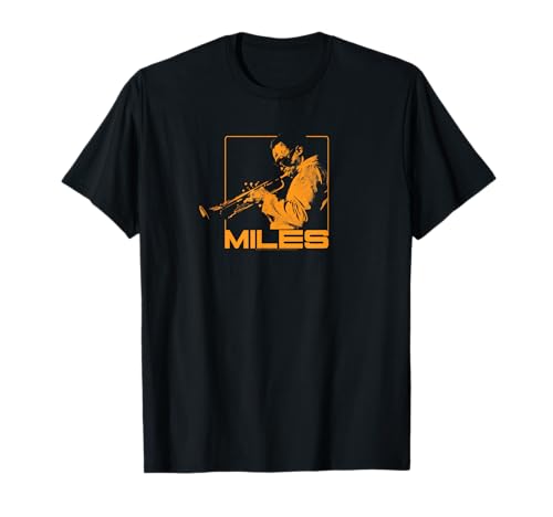 Miles Davis Jazz Music Orange Square T-Shirt