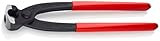 KNIPEX - 10 99 i220 Tools - Ear Clamp Pliers, Front and Side Jaws (1099i220), Red