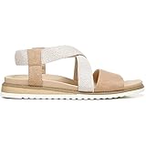 Dr. Scholl's Shoes Women's Islander Strappy Flat Sandal,Tawny Birch Microfiber,9