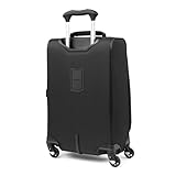 Travelpro Maxlite 5 Softside Expandable Carry on Luggage with 4 Spinner Wheels, Lightweight Suitcase, Men and Women, Black, Carry On 21-Inch