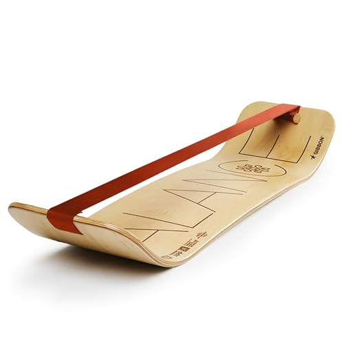 GIBBON GiBoard Balance Board Kids & Adults - Slack Board Workout Equipment Home Gym Training - Wooden Balance Boards for Adults Trainer - Standing Desk Exercise - Yoga, Agility, Pilates, Core & More