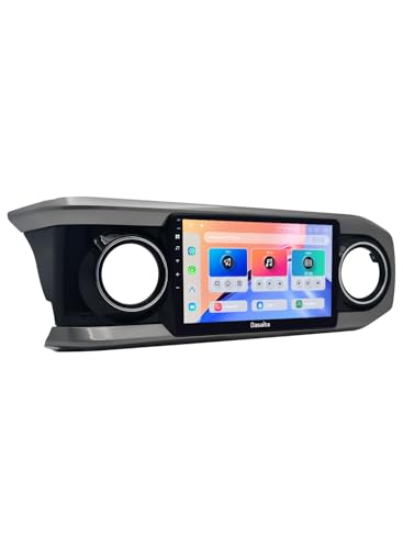 Dasaita 10.2" Car Stereo for Toyota Tacoma 2016-2022, Wireless CarPlay & Android Auto, QLED Touchscreen, Android 13, 6GB RAM 64GB ROM, 4G LTE/5G WiFi, GPS Navigation