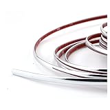 Lunsom Custom Most Chrome Plated Decoration Trim Strip Line, Car Door Fender Interior DIY Moulding Trimming Strip for Most Vehicle (12M x 6MM)