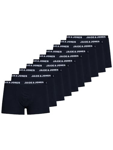 JACK & JONES Men's Boxer Shorts (Pack of 10), Dark-blue, XX-Large