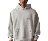 scorched earth ESSENTIALS FEAR OF GOD (OVERSIZED) HOODIES (SS8) (US, Alpha, Medium, Regular, Regular, LIGHT-OATMEAL)