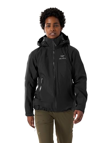 Arc'teryx Beta AR Women’s Jacket | Waterproof, Windproof Gore-Tex Pro Shell Women’s Winter Jacket with Hood for All Round Use | Black, Small