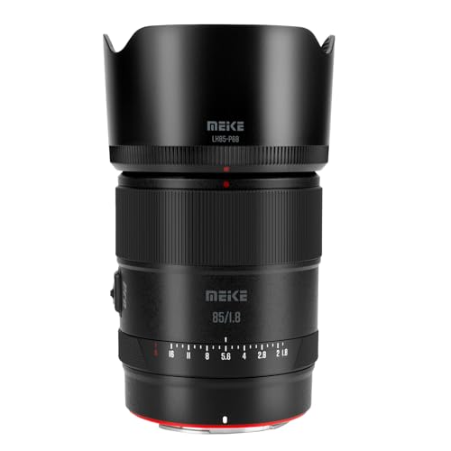 Meike 85mm F1.8 Pro Auto Focus Medium Telephoto STM Stepping Motor Full Frame High Resolution 8K Portrait Lens Compatible with Nikon Z Mount Cameras Z50 Z50II Z5 Z6 Z7 Z6II Z7II Z6III Z9 Z30 Z8