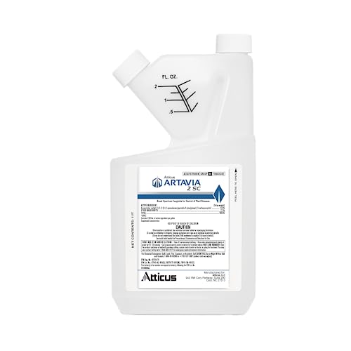 Atticus Artavia 2 SC Azoxystrobin Fungicide (16 OZ) - Compare to Heritage –– Fungus Control for Lawns and Landscapes - Anthracnose, Brown Patch, Leaf Spot, Rhizoctonia