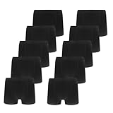 Allxwek Boys Boxer Briefs Fashion Underwear Size 14-16 - boxer para niños - Kids Underwear Boys 10 Pack Black