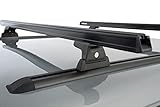 Rhino-Rack Midsize Truck Complete Track. Bar, & Leg Kit for Cap Topper Canopy or Hard Tonneau, Includes 63" Aluminum Tracks, 54" HD Bars, 4 Quick Release Legs, Hardware, Complete Kit, Black (Y01-120B)