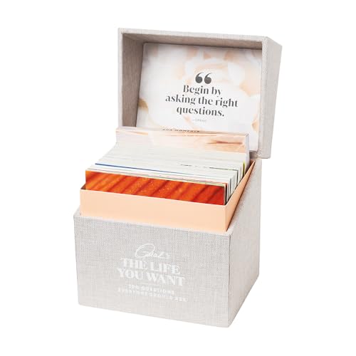 Oprah's The Life You Want 100 Questions Everyone Should Ask Conversation Cards: Reveal Things You Never Knew About Your Friends, Family, and Yourself!